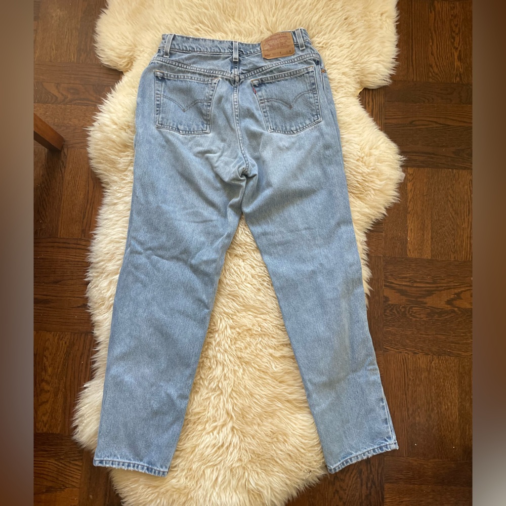 True vintage Levi’s 550s 90s vintage levis denim light wash relaxed fit tapered